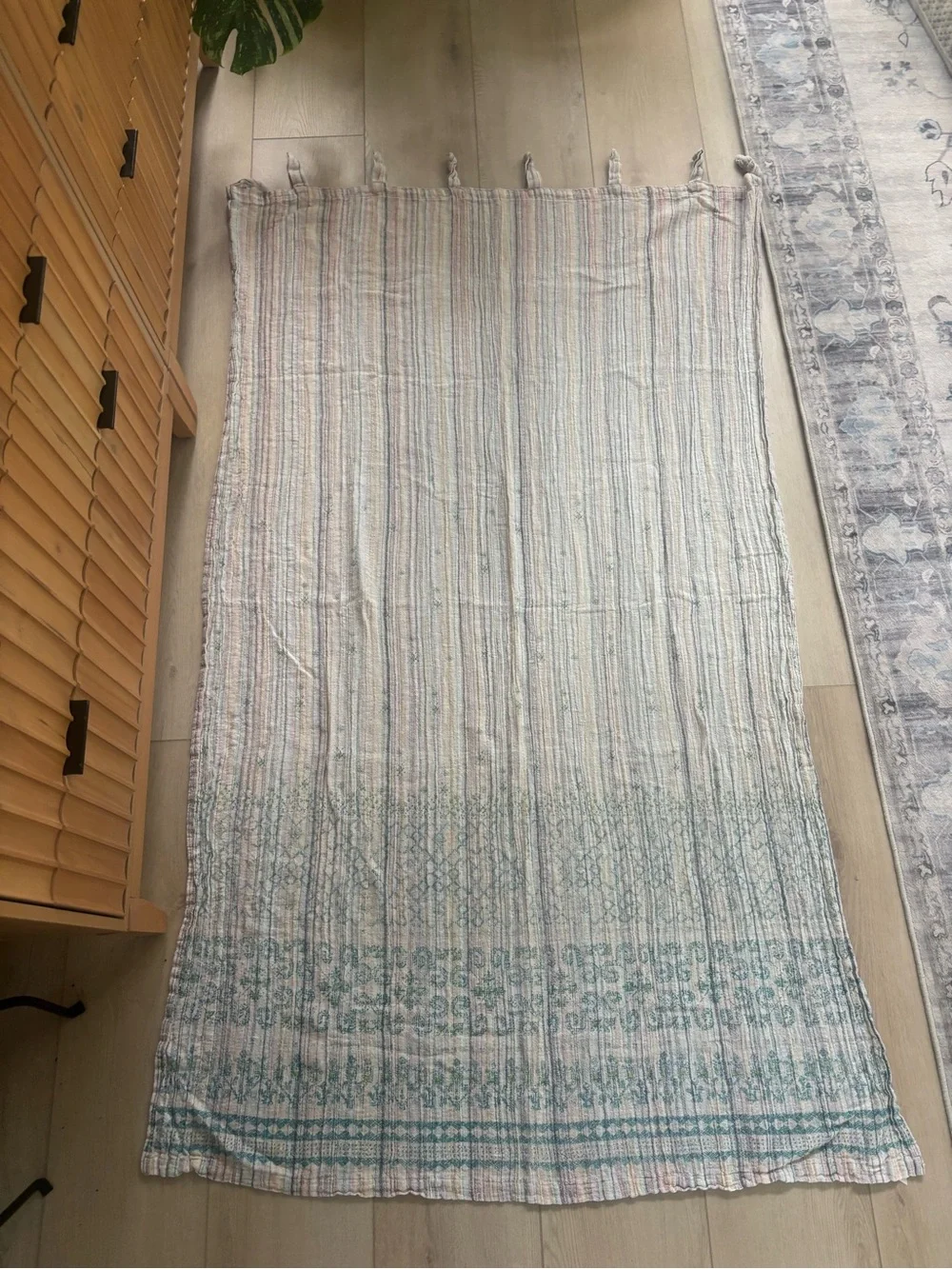 Urban Outfitters Tab Top Gauze window curtain